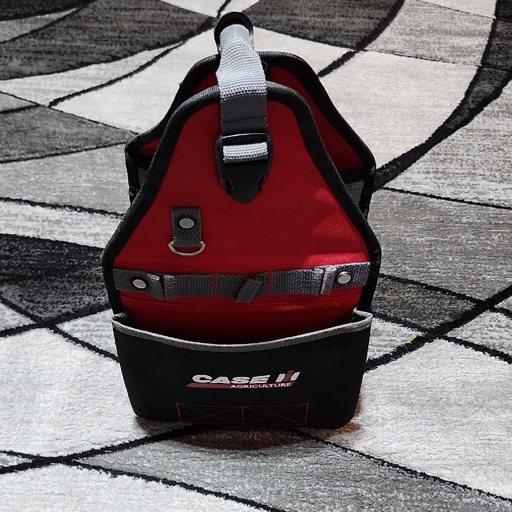 CASE IH AGRICULTURE HEAVY DUTY CANVAS TOOL TOTE BAG STORING & TRANSPORTING